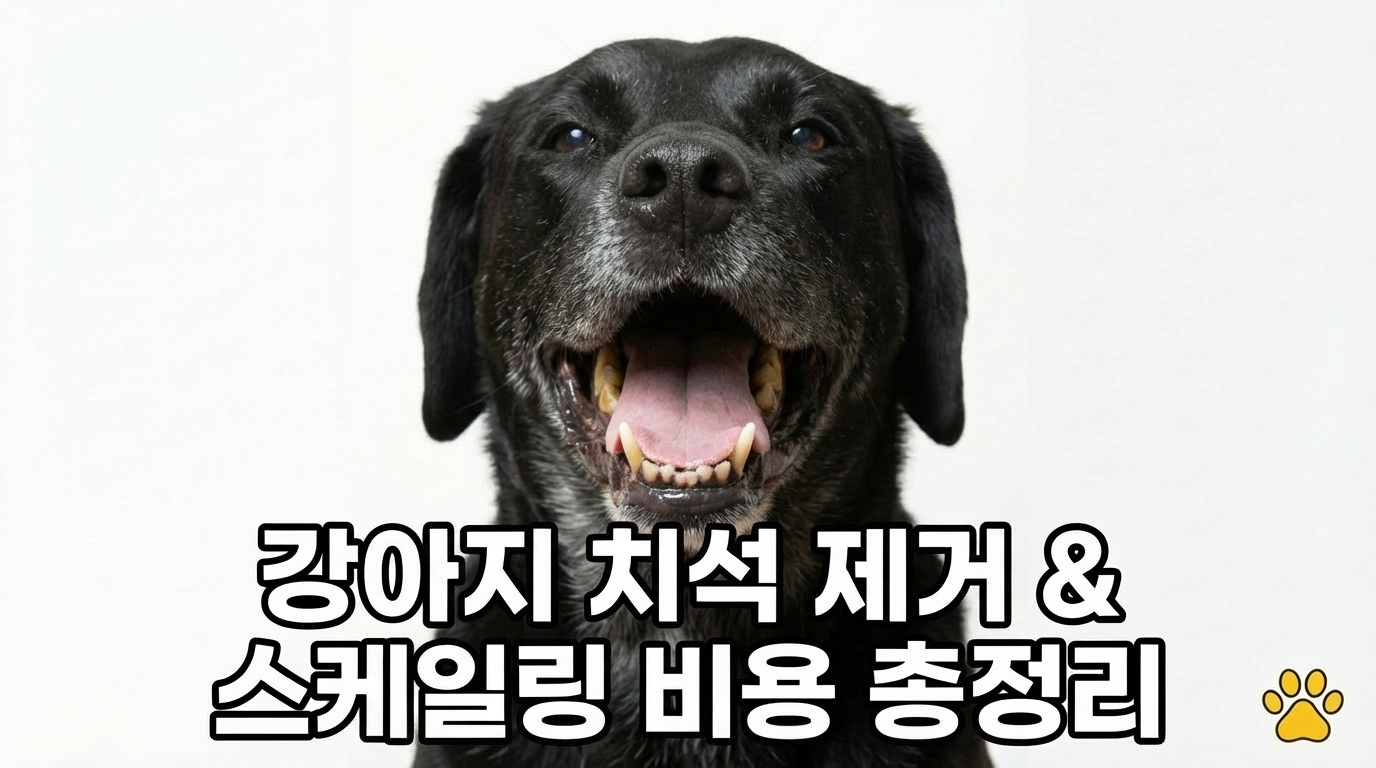 강아지 치석 제거 스케일링 비용 총정리 구강관리