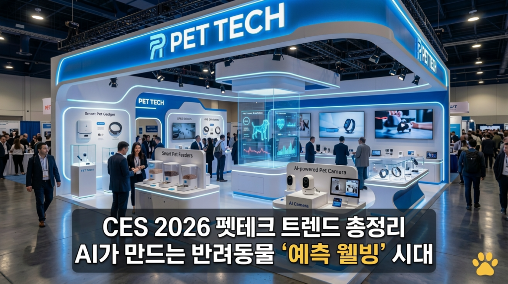 CES 2026 펫테크 트렌드 AI 반려동물 예측 헬스 시대