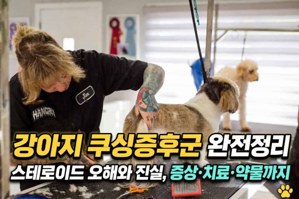 강아지 쿠싱증후군 완전정리 스테로이드 오해와 진실 증상 치료 약물