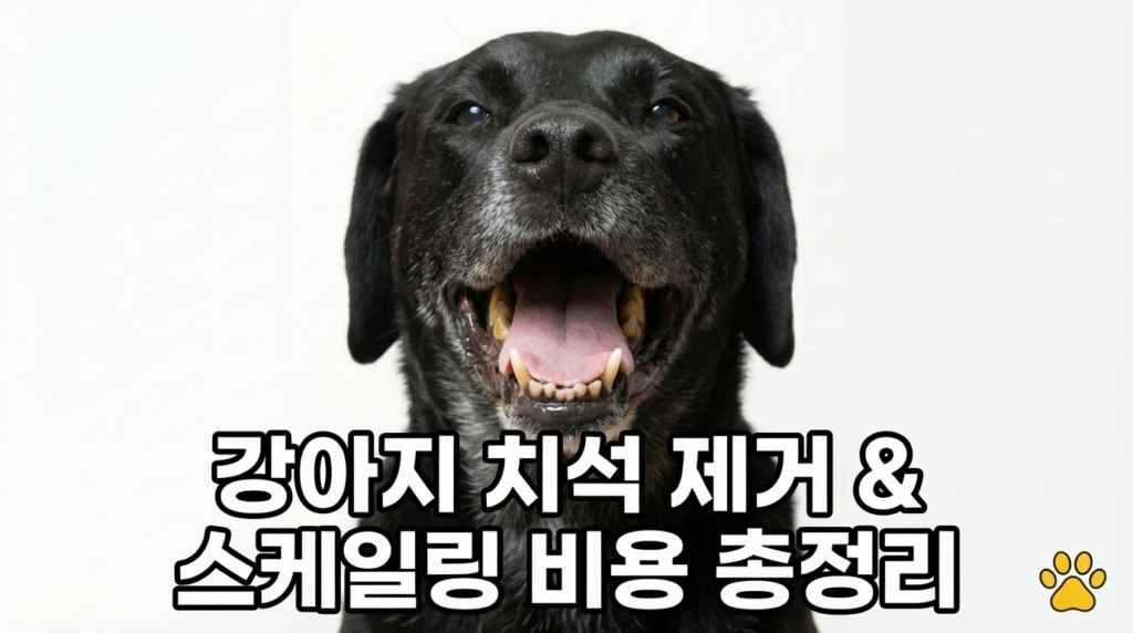 강아지 치석 제거 스케일링 비용 총정리 구강관리
