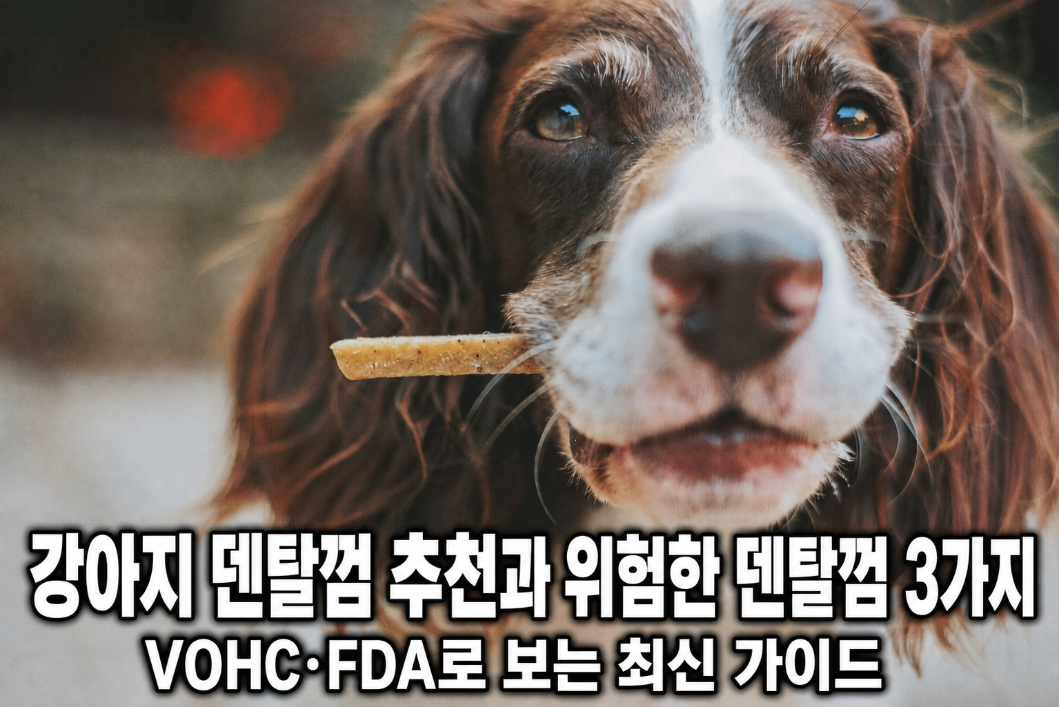 강아지 덴탈껌 추천과 위험한 덴탈껌 3가지 — VOHC·FDA로 보는 최신 가이드